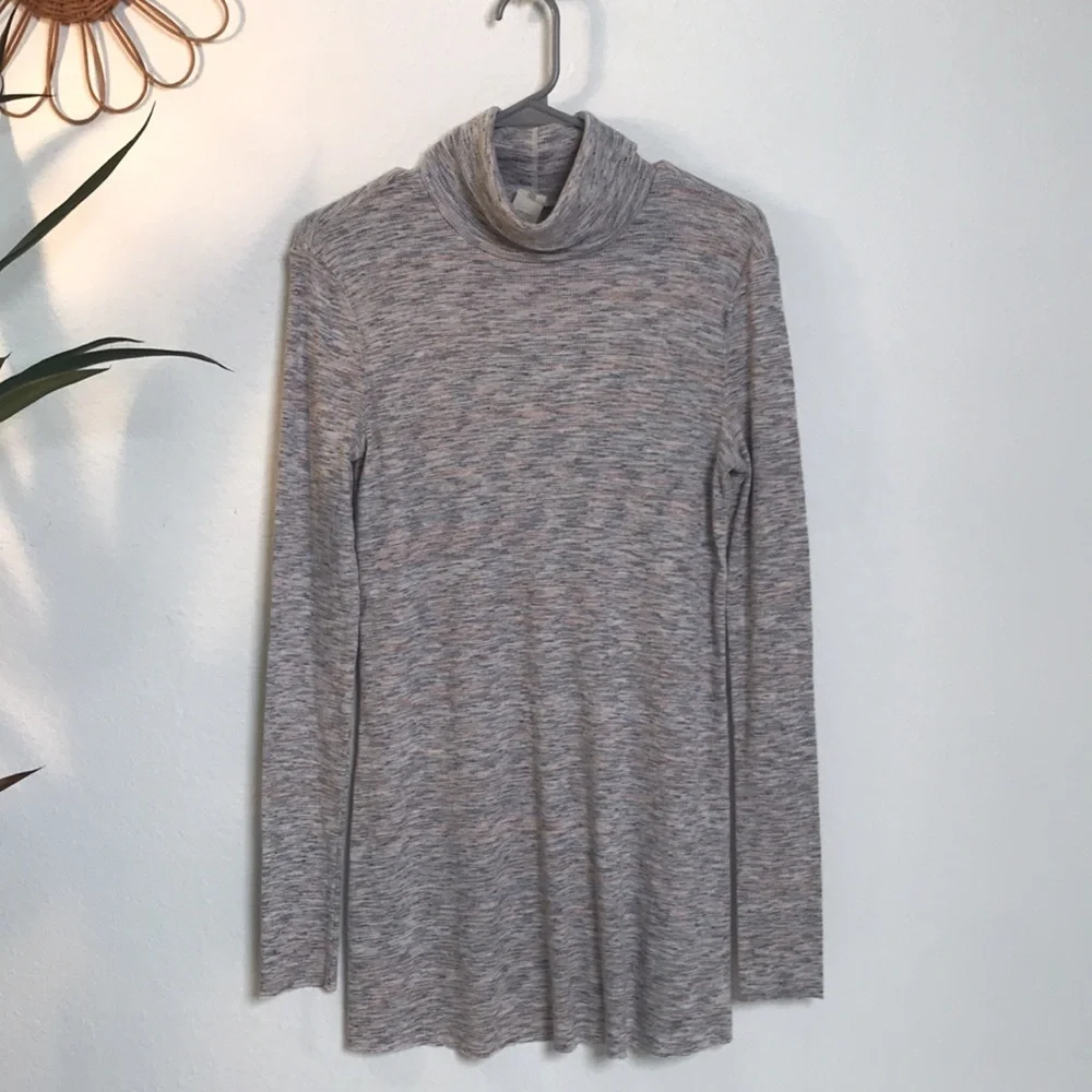 Free People Cozy High-Neck Split-Back Sweater - Picture 5 of 7